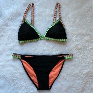 Multi color bikini